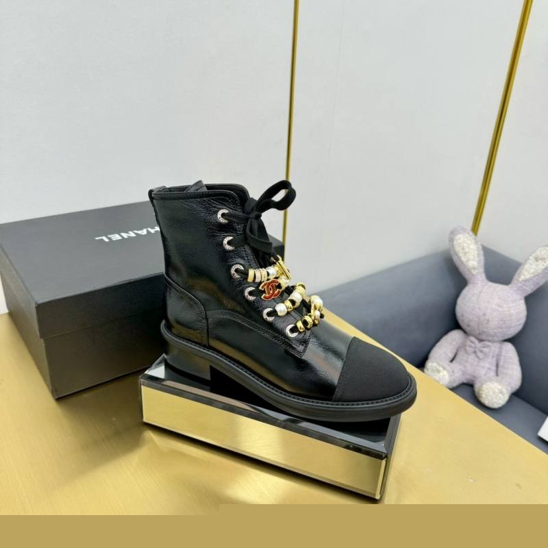 Ch*el leather shoes